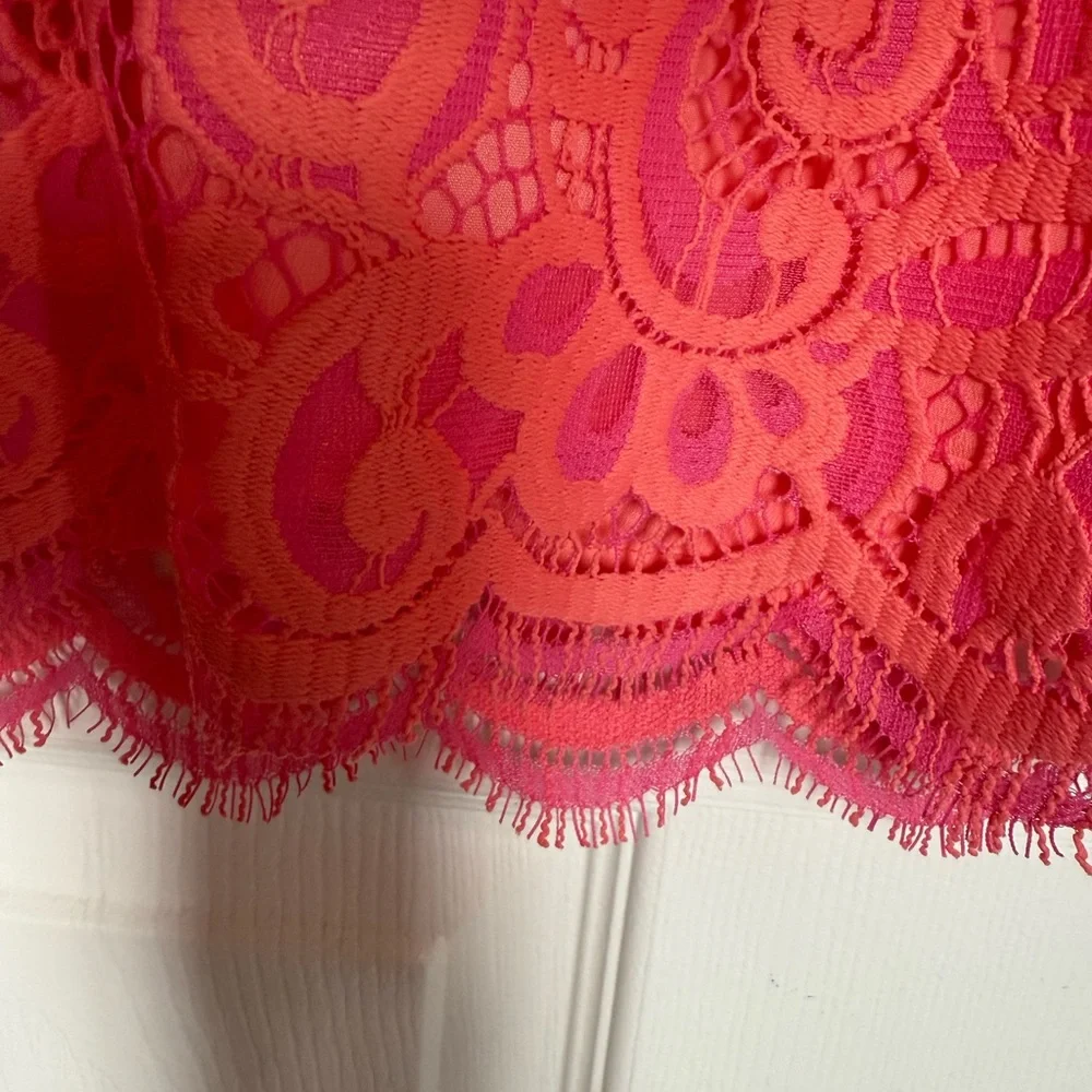 Lilly Pulitzer Rosaline Ginger Orange About Face Lace Dress - Picture 5 of 5